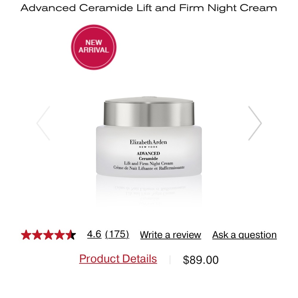 BRAND NEW ✨ Elizabeth Arden Advanced Ceramide Lift and Firm Night Cream